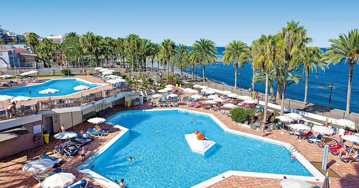 Een foto van een overzicht van Hotel Sol Tenerife