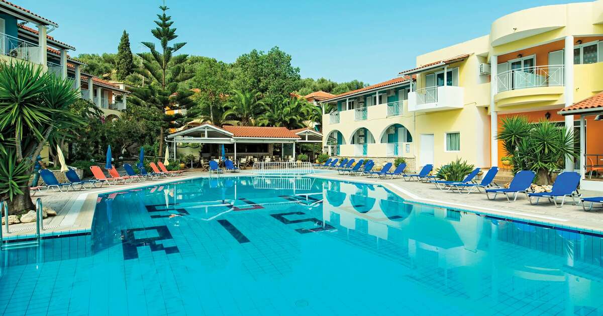 Een foto van het zwembad bij Sunrise Hotel Tsilivi