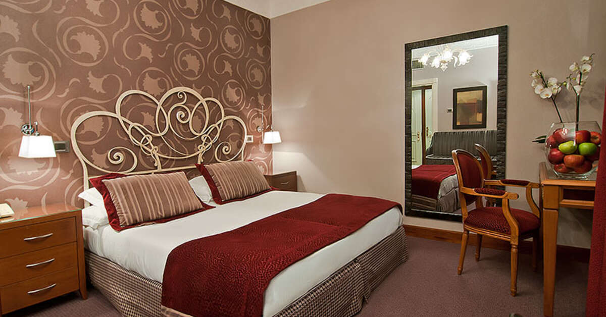 Een foto van een overzicht van Hotel Ariston Rome