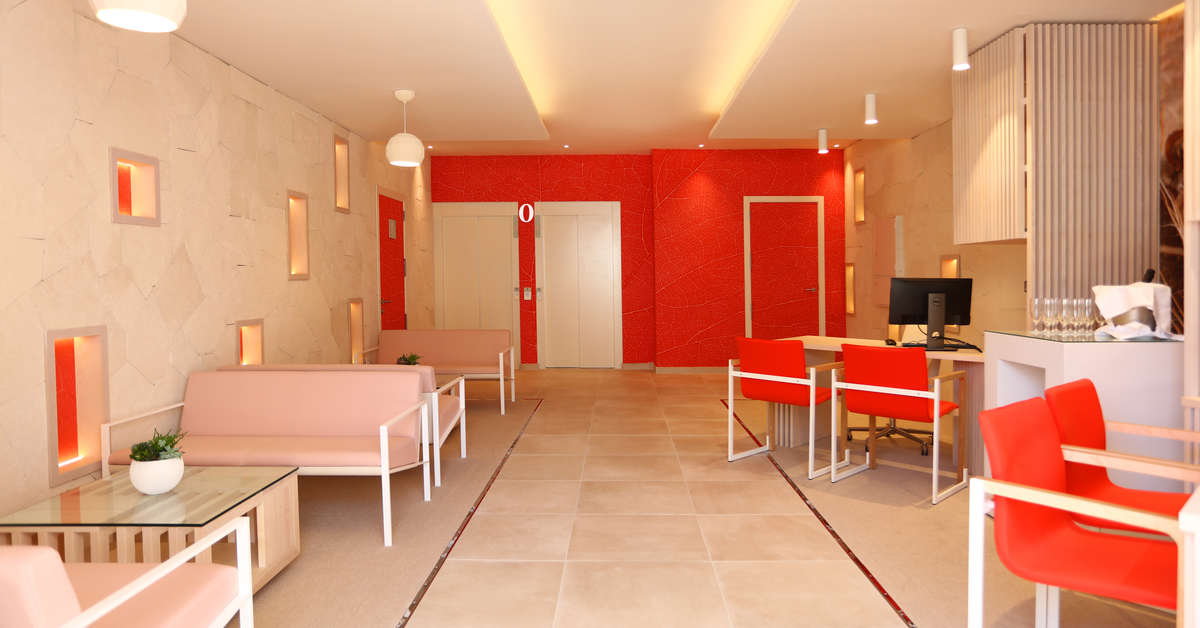 Een foto van het interieur van Iberostar Waves Alcudia Park