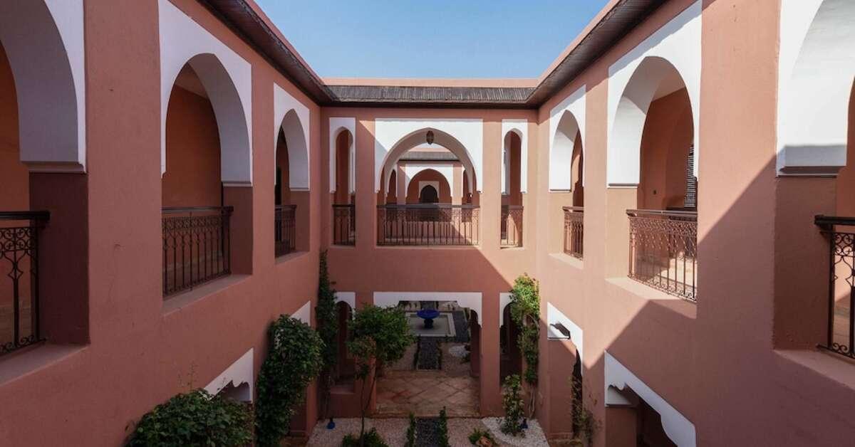Een foto van de buitenkant van Marrakech Ryads Parc & Spa