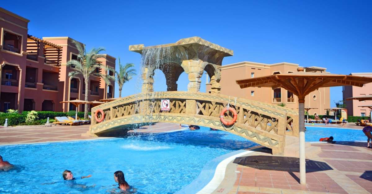 Een foto van het zwembad bij Charmillion Club Aquapark