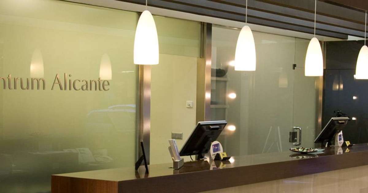 Een foto van het interieur van Eurostars Centrum Alicante