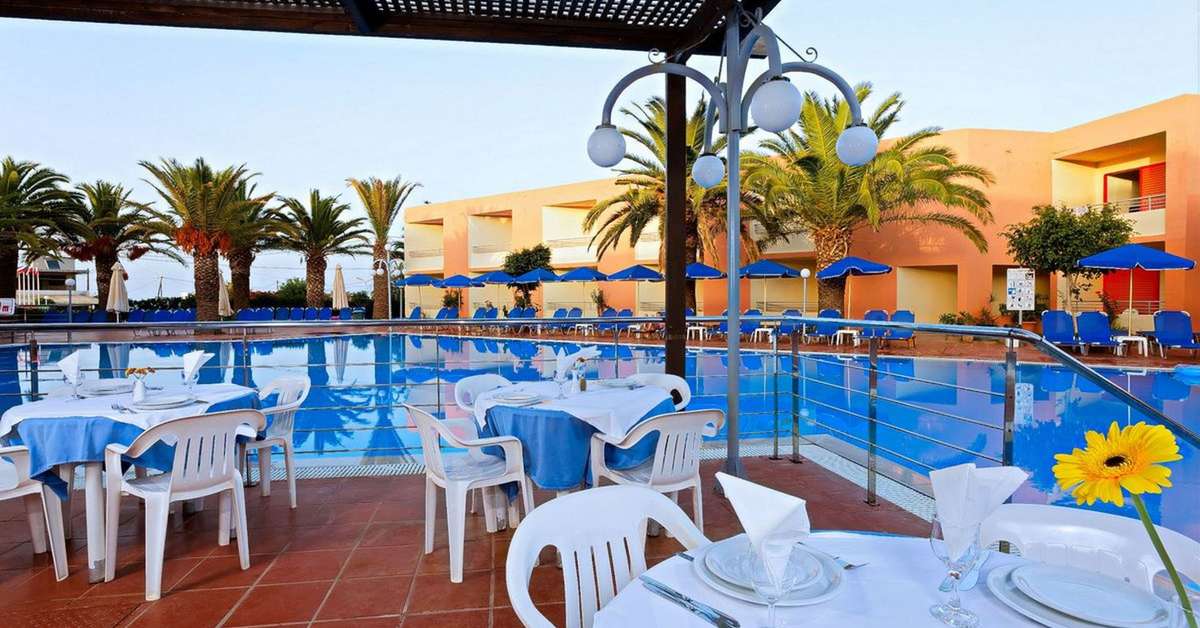 Een foto van de faciliteiten bij Rethymno Village