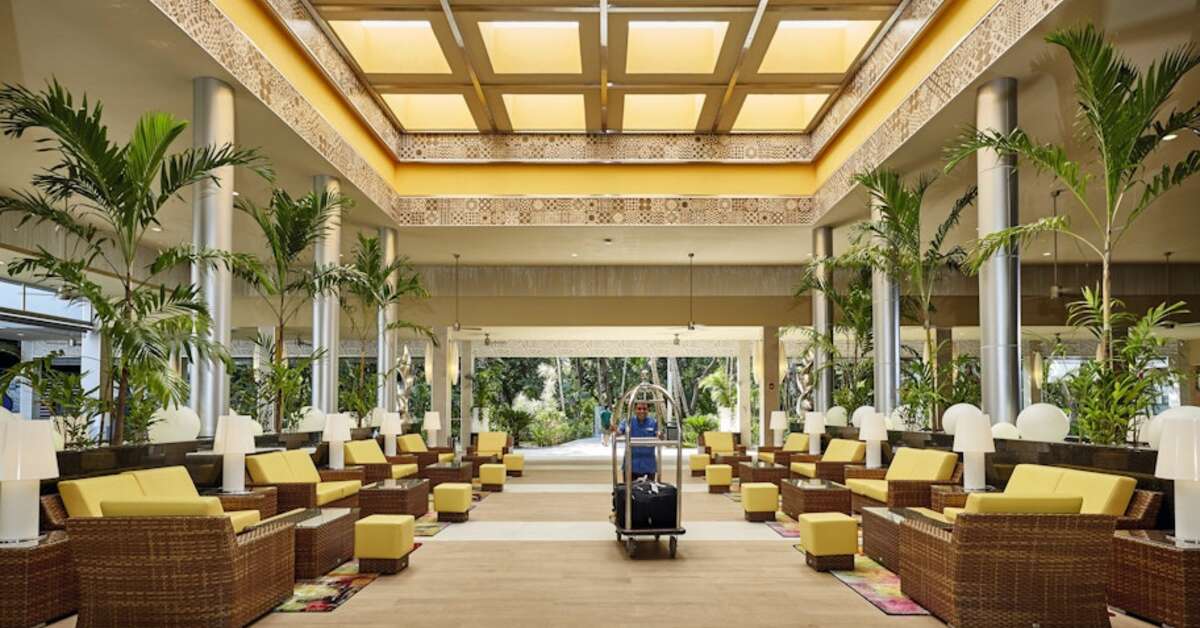 Een foto van het interieur van Riu Tequila