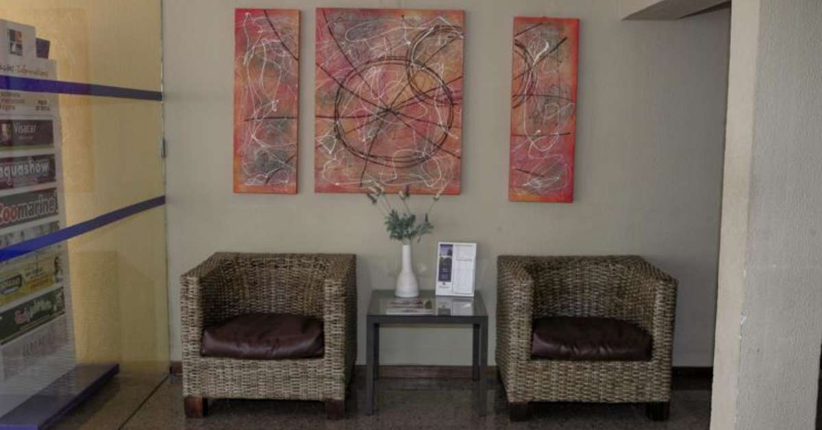 Een foto van het interieur van Rio Appartementen