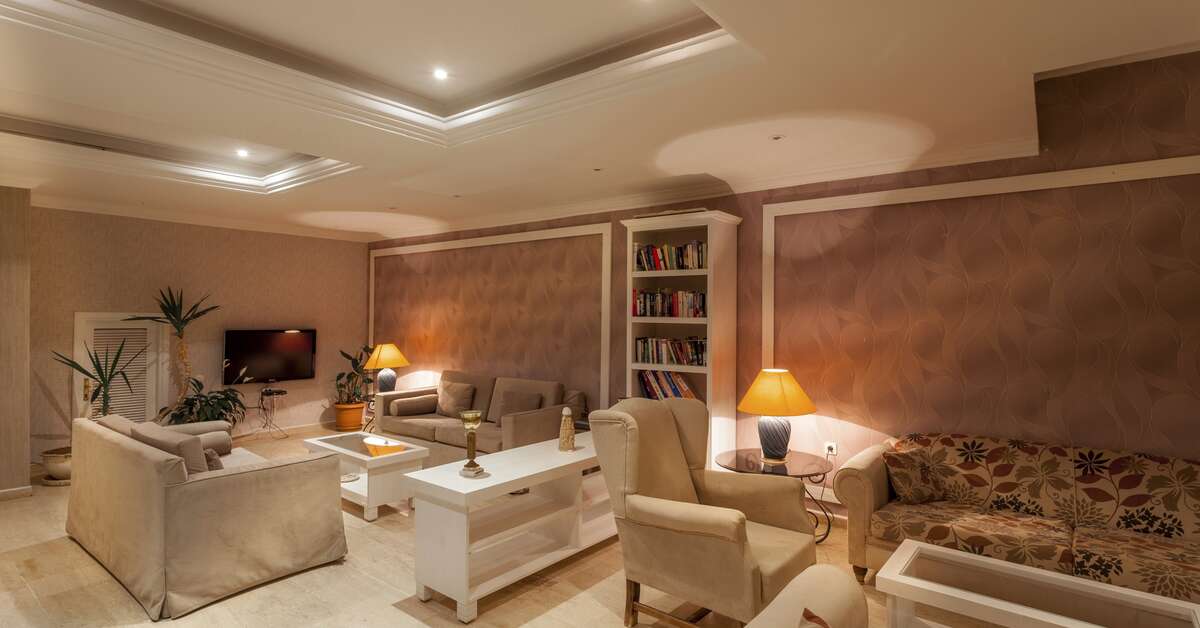 Een foto van het interieur van Aqua Princess Hotel