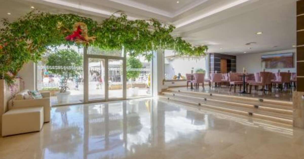 Een foto van het interieur van Hotel Condesa