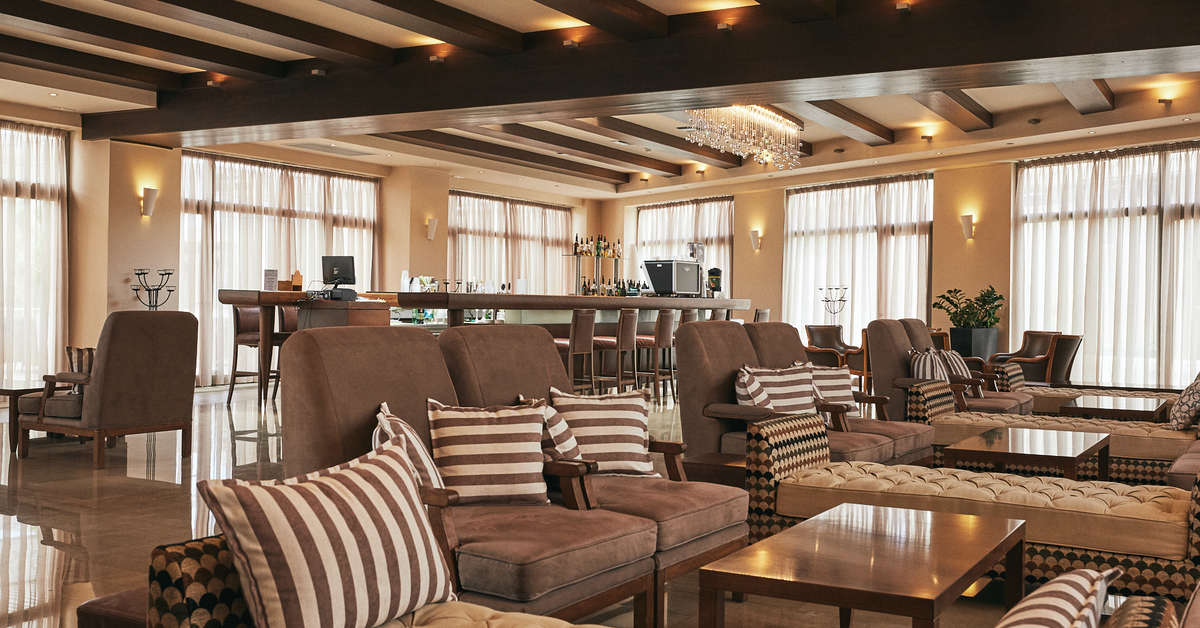 Een foto van het interieur van Giannoulis Cavo Spada Luxury Sports & Leisure Resort & Spa