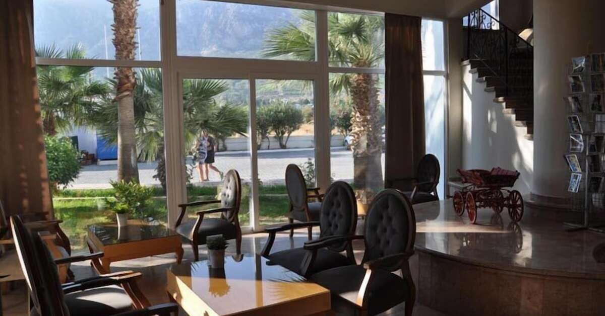 Een foto van het interieur van Hotel Sempati