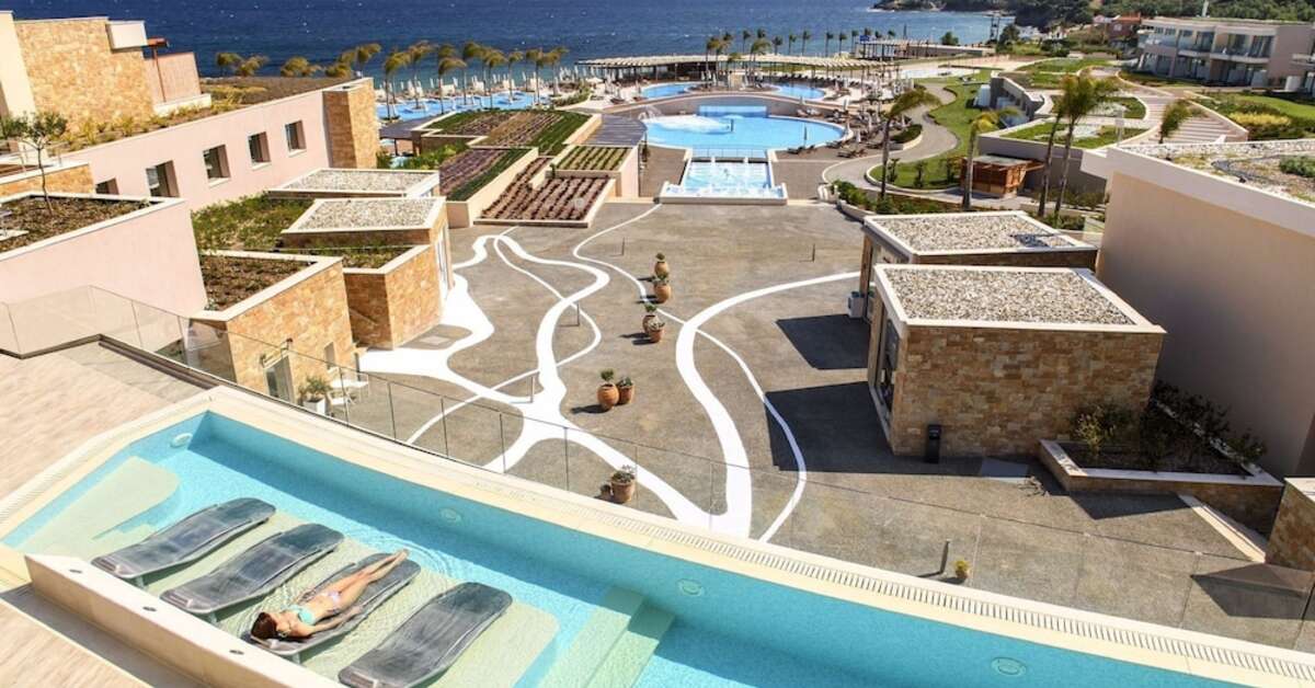 Een foto van het zwembad bij Miraggio Thermal Spa Resort