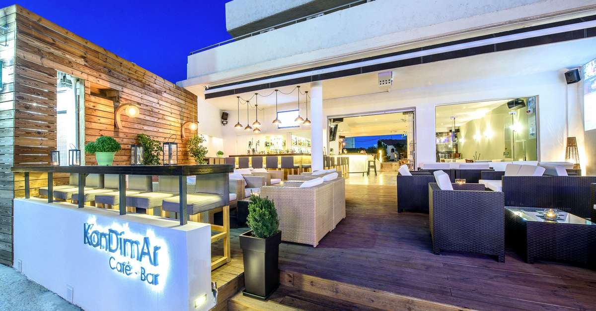 Ein Foto von der Terrasse im Apartments Despina