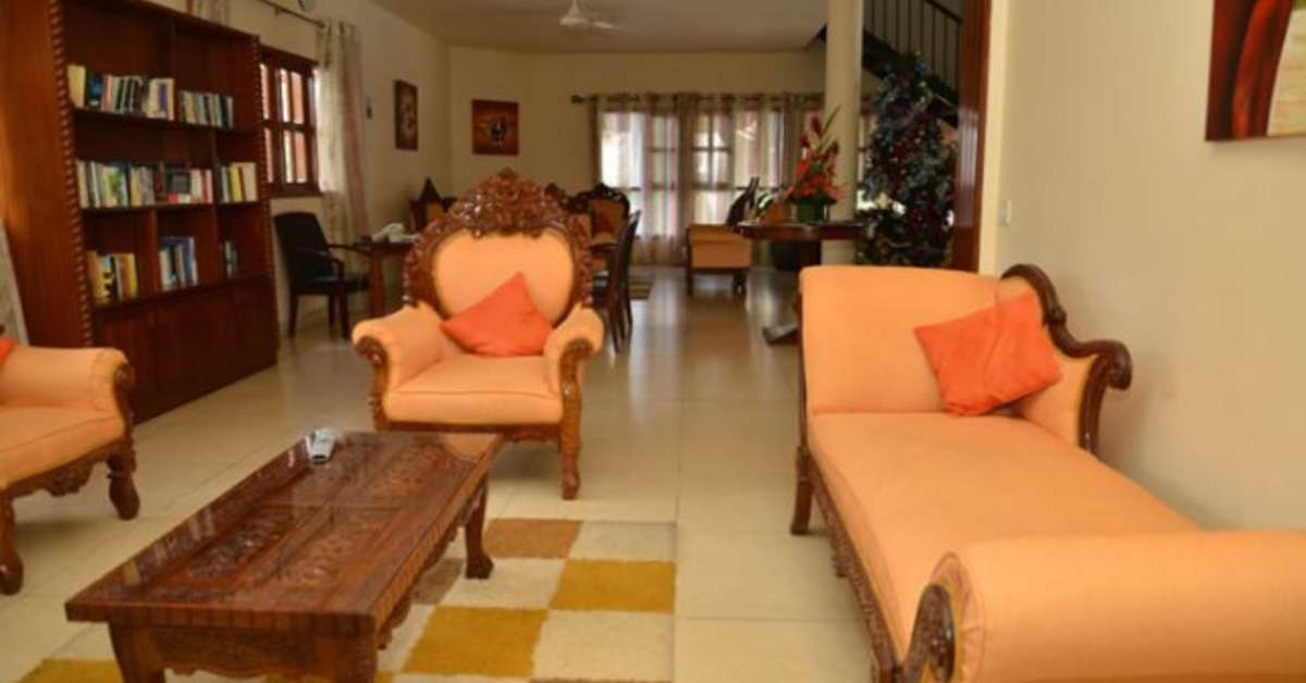 Een foto van het interieur van Le Palmiste Resort & Spa