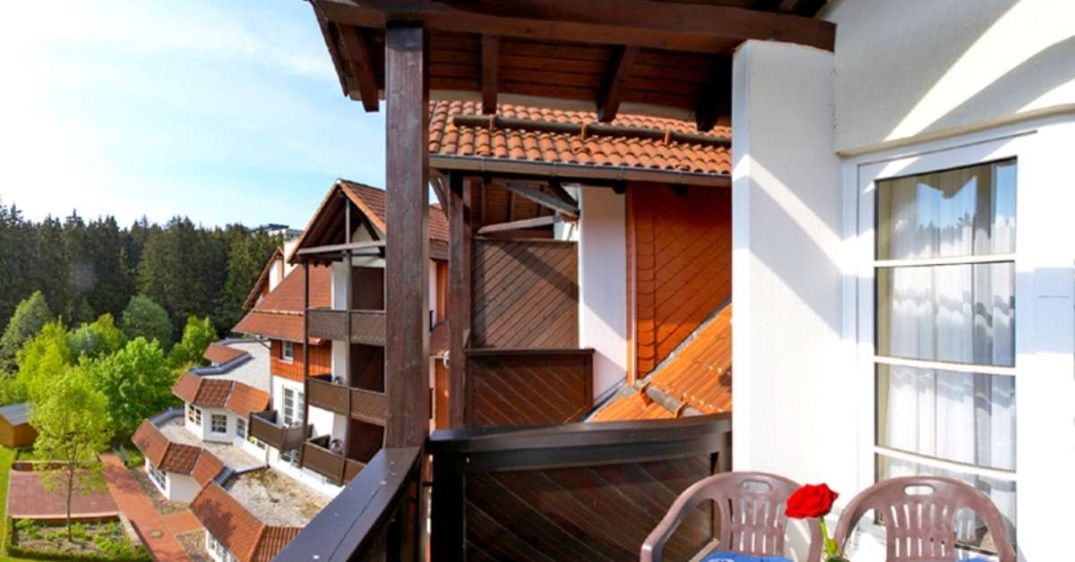 Een foto van het terras bij Relexa Hotel Braunlage