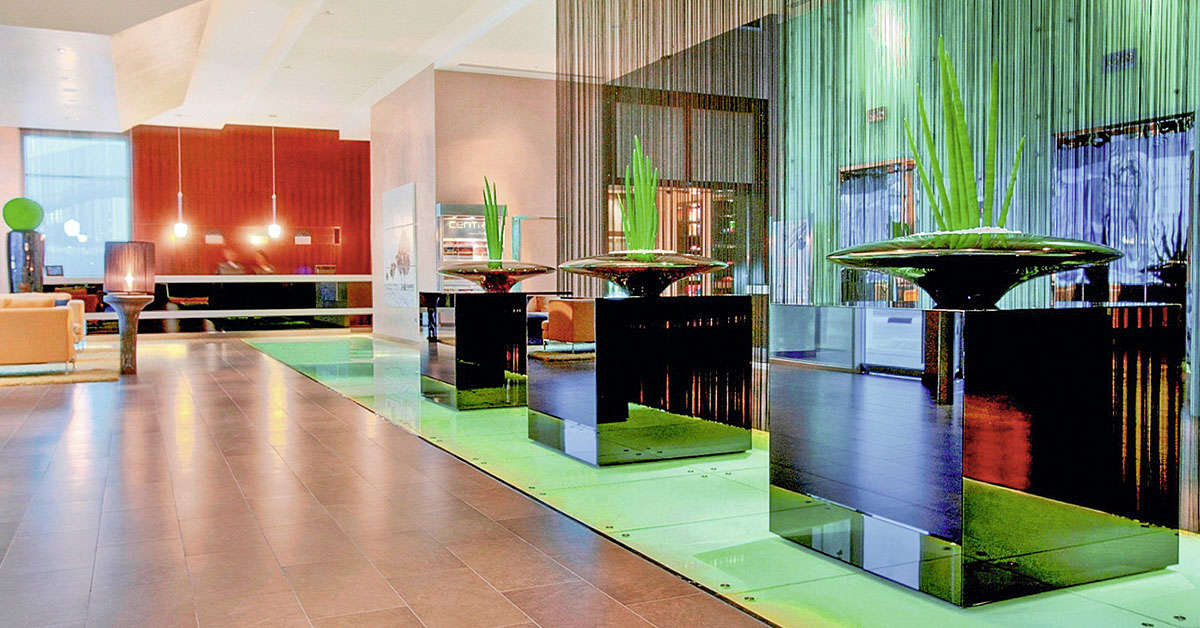 Een foto van het interieur van Centro Barsha