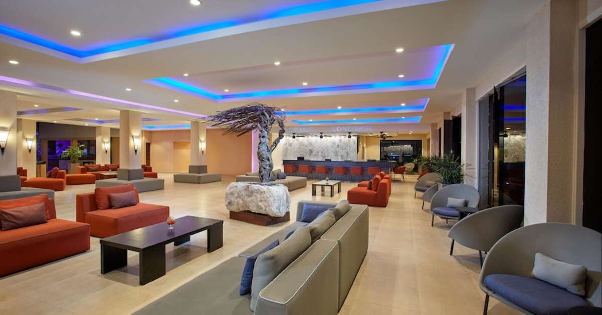 Een foto van het interieur van Tamarijn Aruba All Inclusive