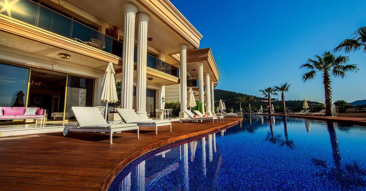 Een foto van het zwembad bij The Plaza Bodrum