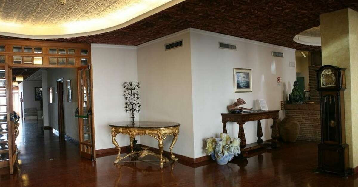 Een foto van het interieur van Hotel Vello d'Oro