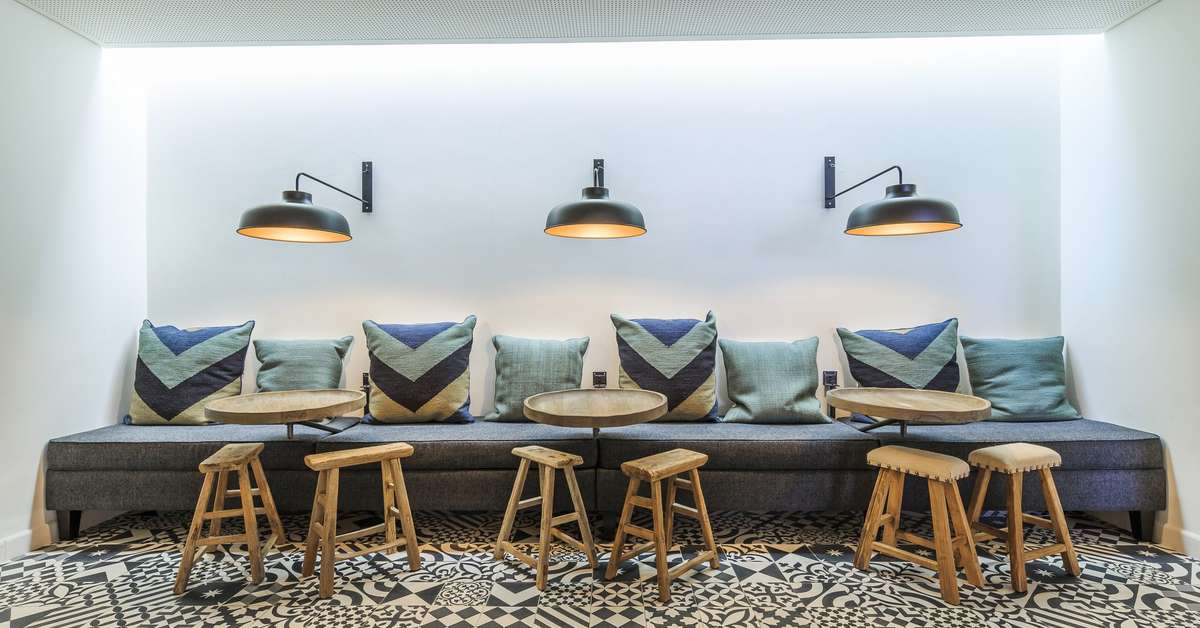 Een foto van het interieur van Santiago Hotel Cooking & Nature