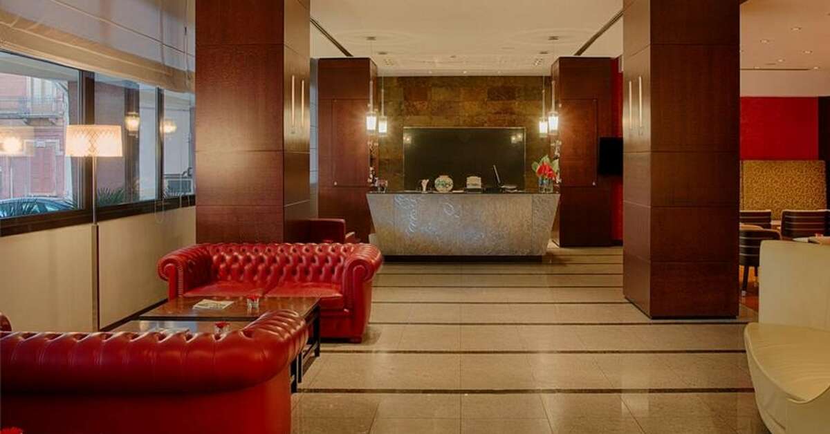 Een foto van het interieur van NH Catania Centro