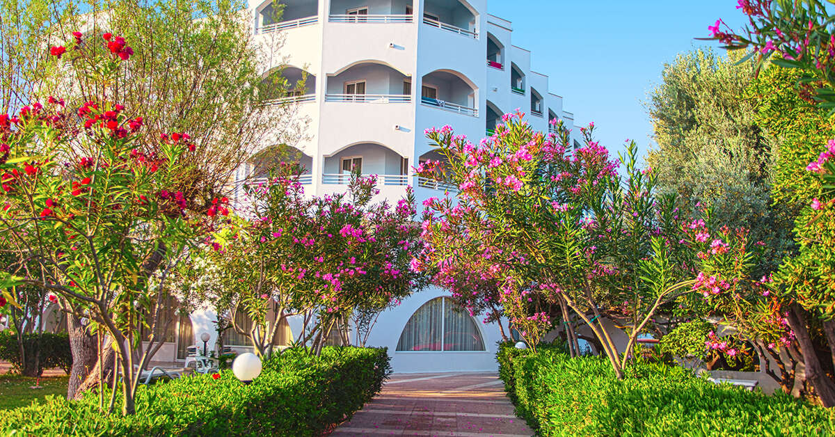 Ein Foto von der Außenansicht des Hotel Continental Palace