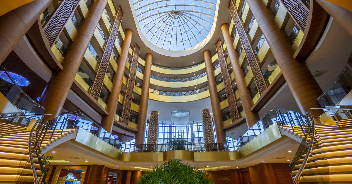Een foto van het interieur van Sunmelia Beach Resort & Spa