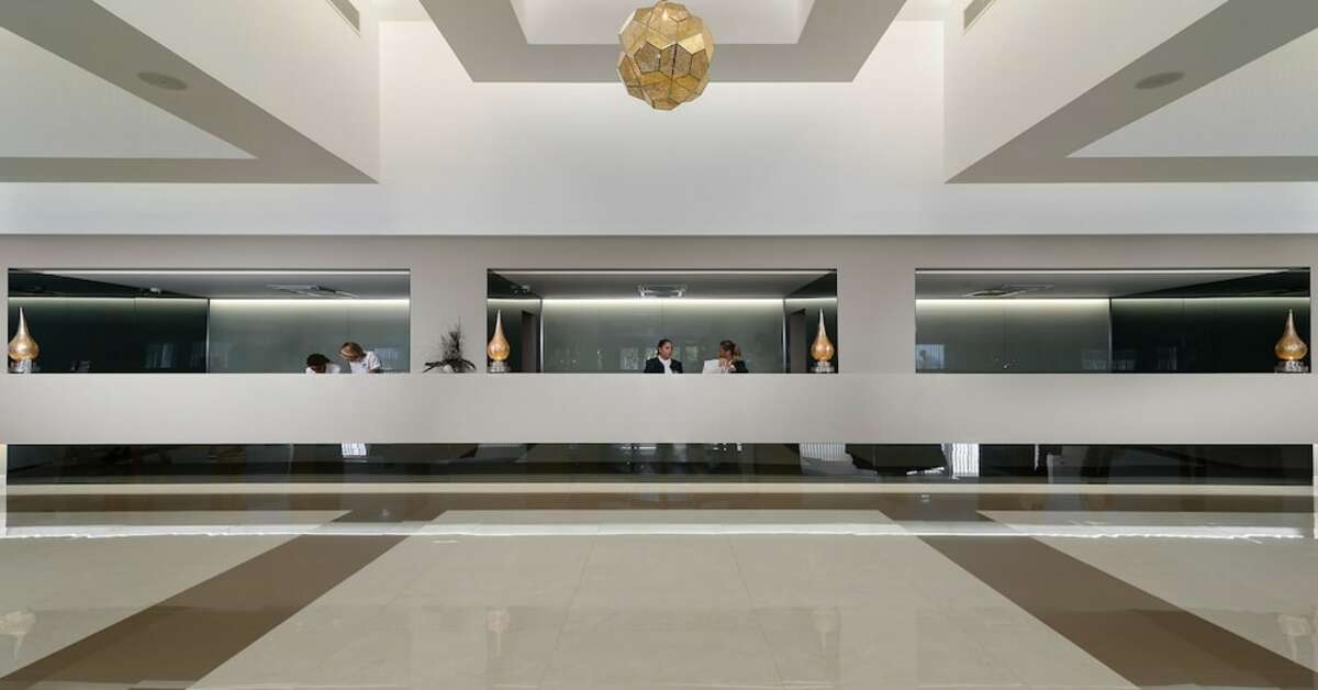 Een foto van het interieur van Jupiter Albufeira Hotel