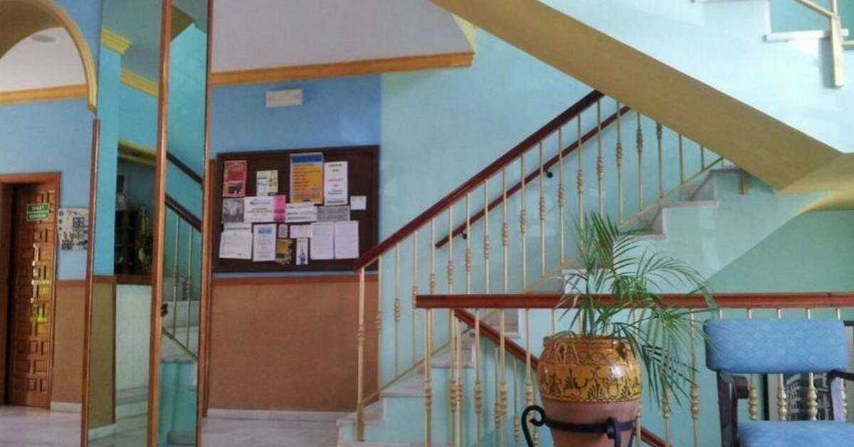 Een foto van het interieur van Appartementen Mediterraneo