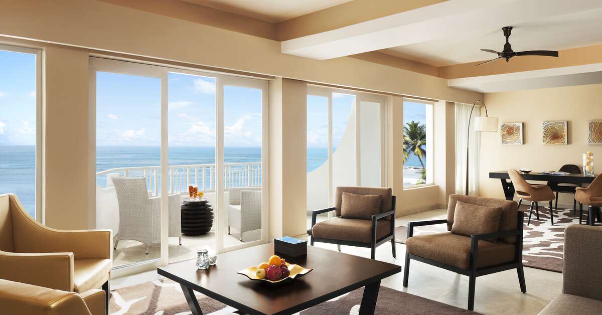 Een foto van het interieur van Taj Bentota Resort & Spa