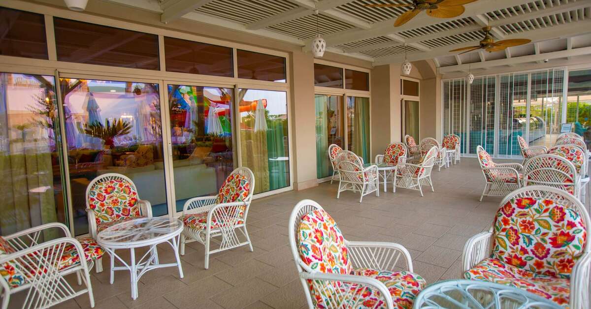Een foto van het terras bij Orange County Resort Hotel Belek
