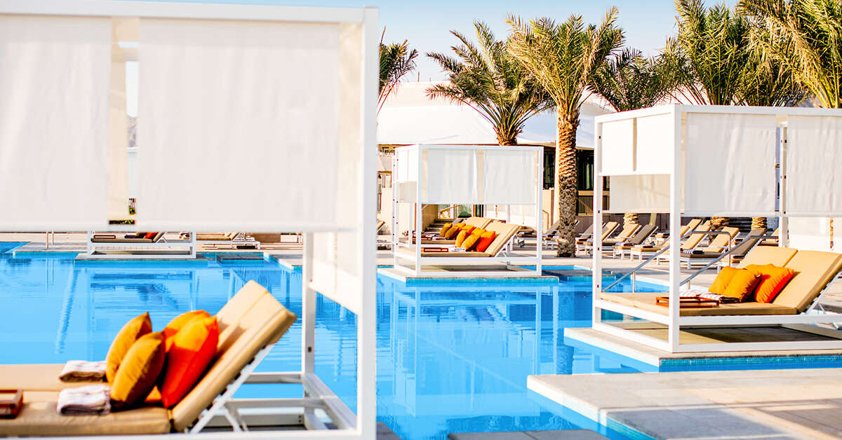 Een foto van het zwembad bij InterContinental Fujairah Resort