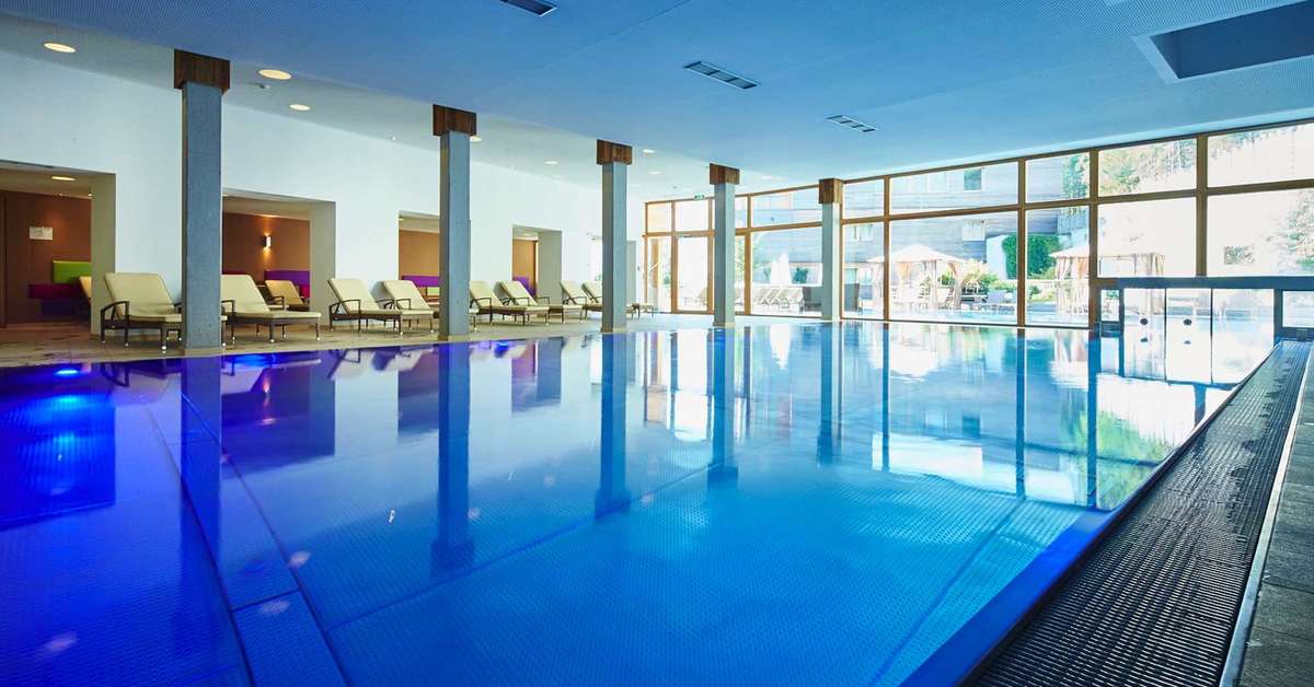 Ein Foto vom Pool im Hotel Das Kronthaler
