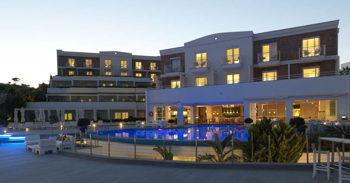 Een foto van het zwembad bij Doria Hotel Bodrum