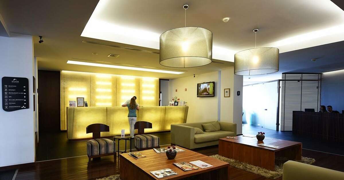 Een foto van het interieur van Belmar Spa & Beach Resort