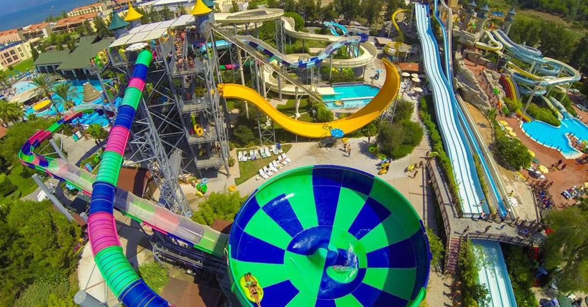 Een foto van het zwembad bij Aqua Fantasy Aquapark Hotel & Spa