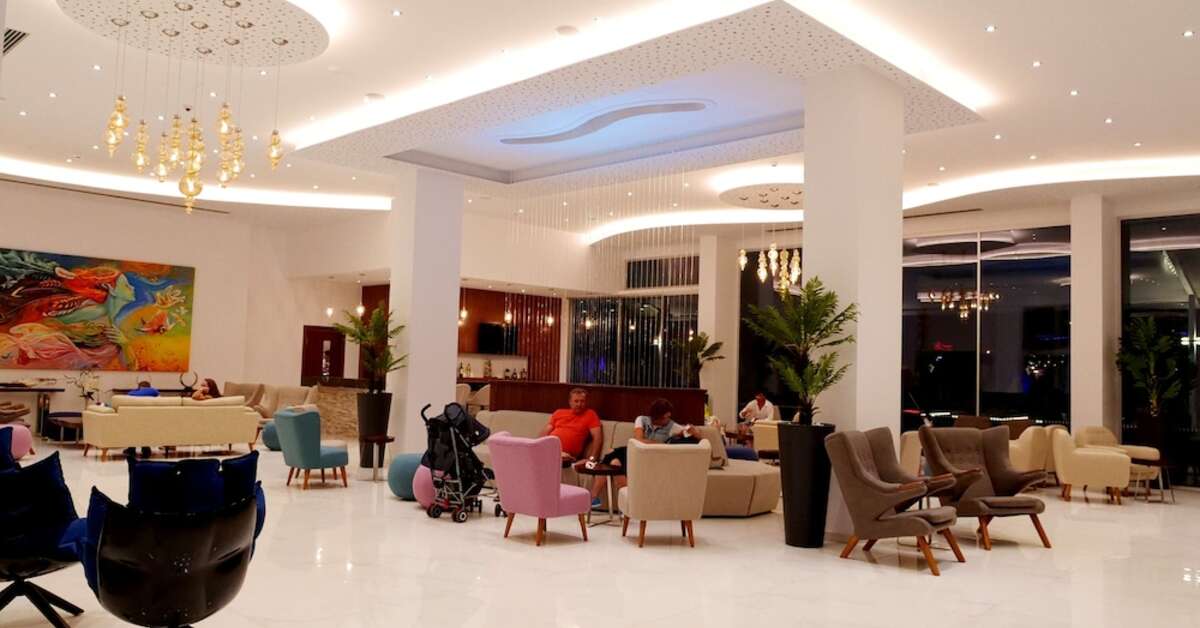 Een foto van het interieur van Amethyst Napa Hotel & Spa