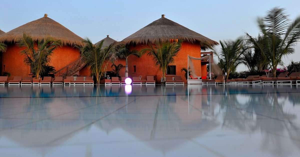 Een foto van het zwembad bij Lamantin Beach Hotel Resort & Spa