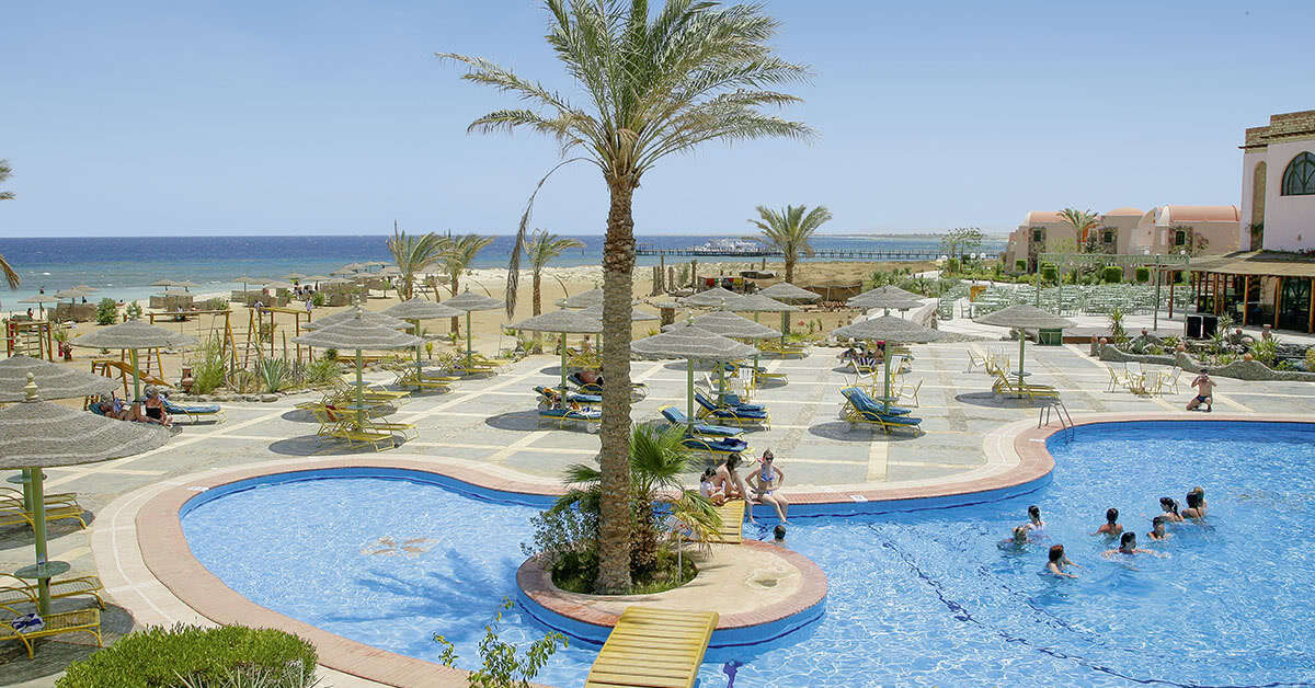 Een foto van het zwembad bij Shams Alam Beach Resort