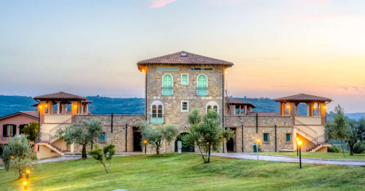 Een foto van de buitenkant van Pian Dei Mucini Resort