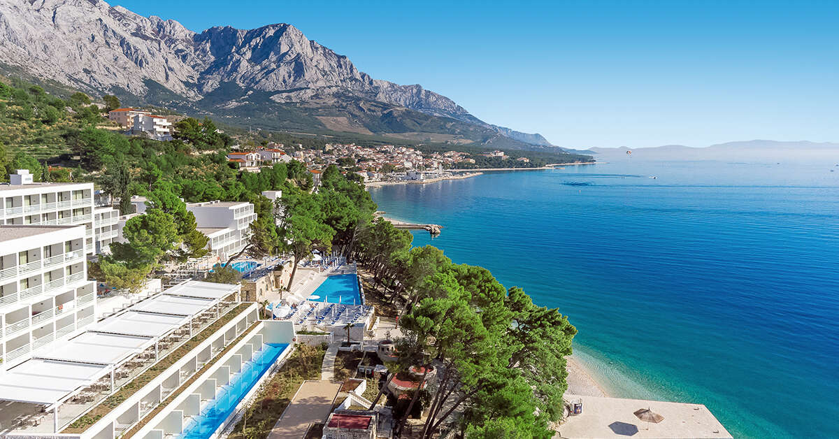 Een foto van een overzicht van Bluesun Hotel Mala Berulia