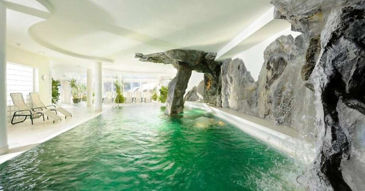 Een foto van het zwembad bij Hotel Saalbacher Hof