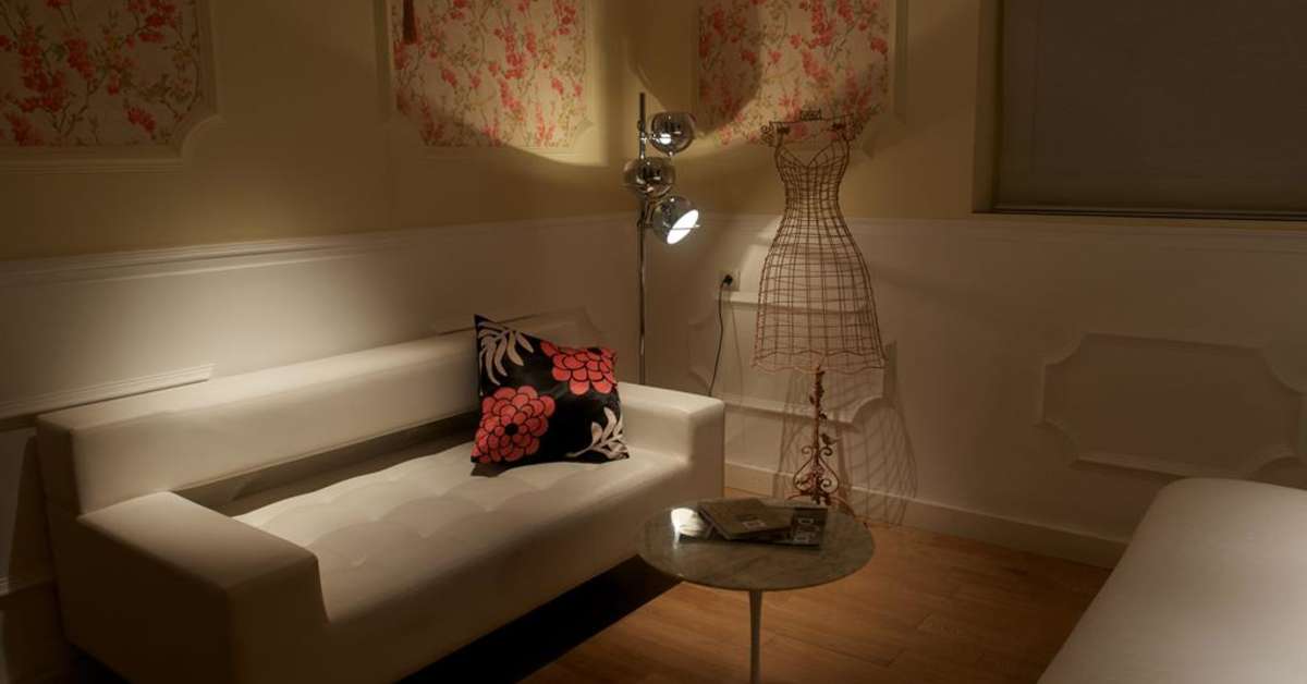 Een foto van het interieur van Abalú Boutique & Design Hotel