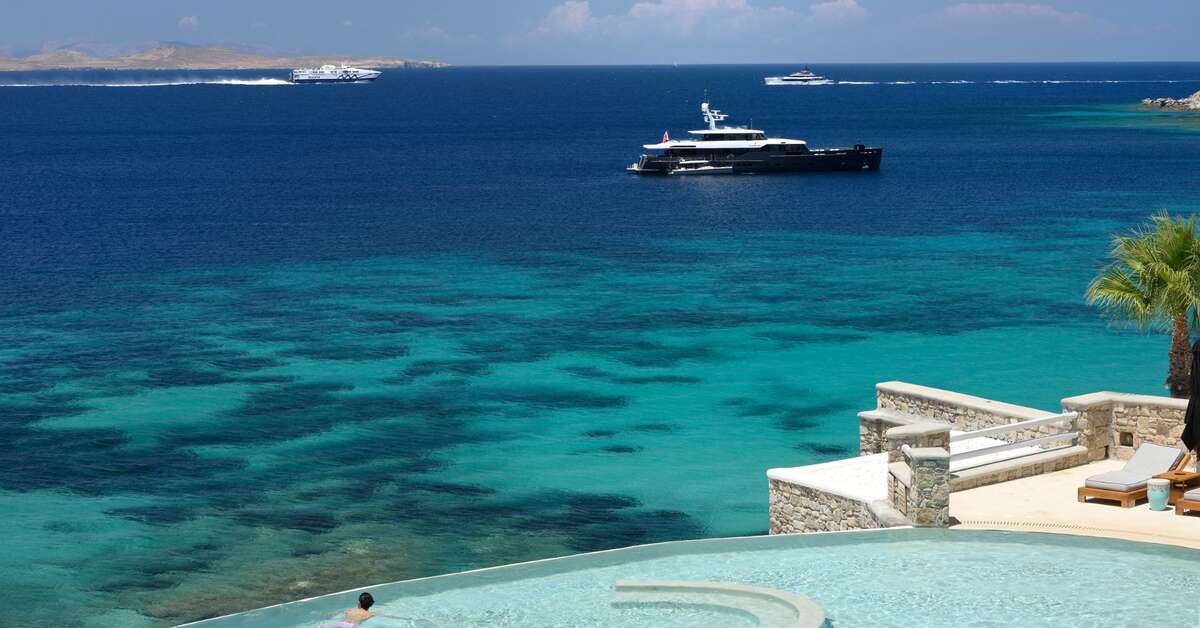 Een foto van het zwembad bij Anax Resort & Spa