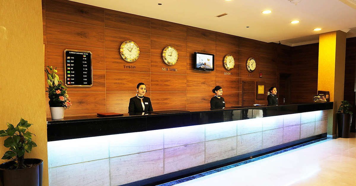 Een foto van het interieur van MD Hotel By Gewan