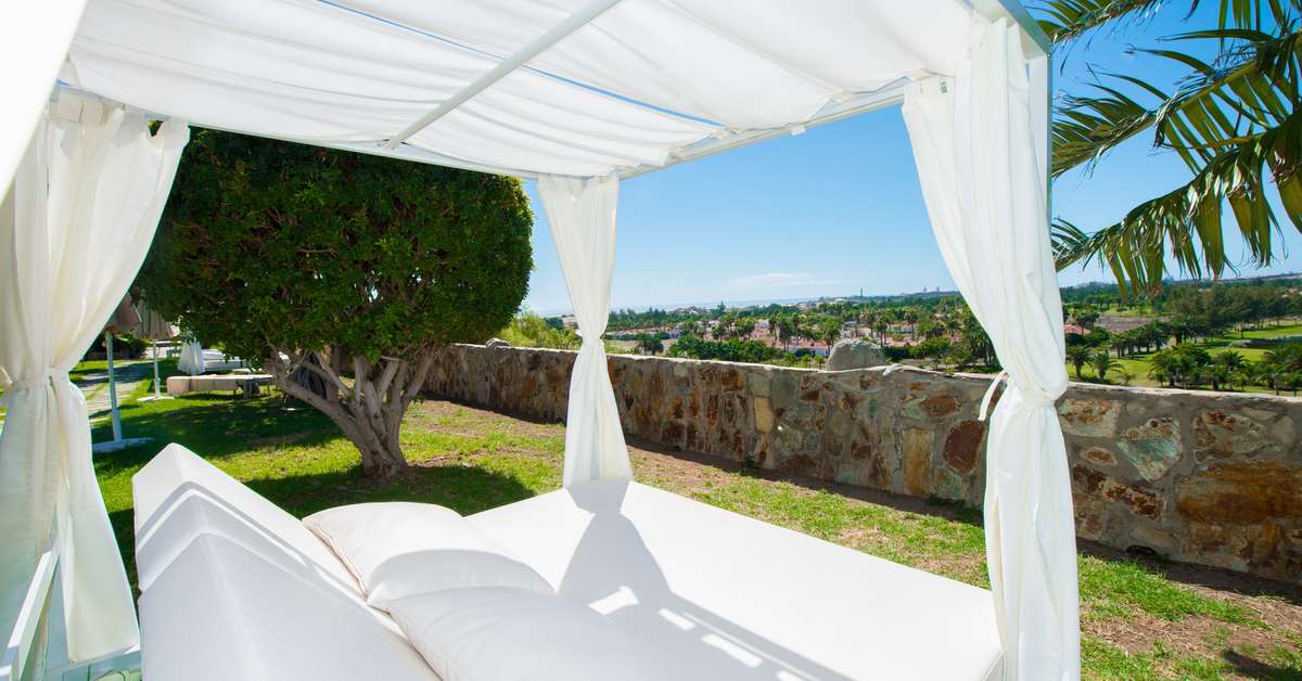 Ein Foto von der Terrasse im Bull Vital Suites & Spa
