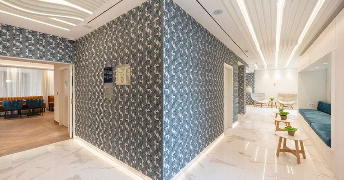 Een foto van het interieur van Eurostars Mediterranea Plaza