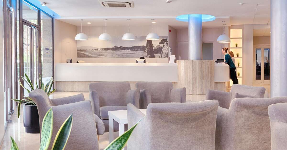 Een foto van het interieur van Hotel Monterrey