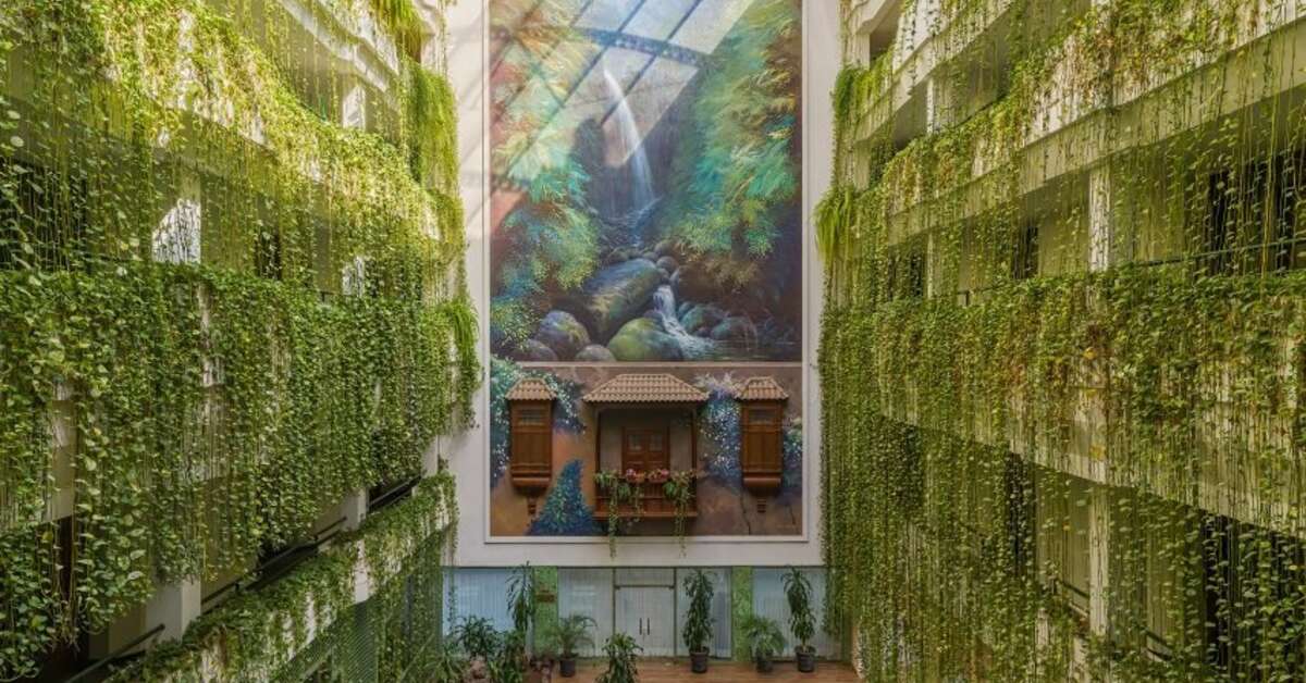 Een foto van het interieur van H10 Taburiente Playa