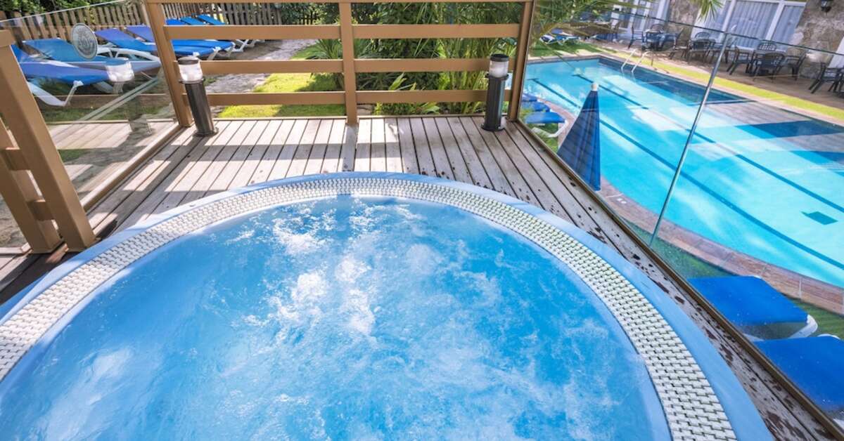 Een foto van het zwembad bij Hotel GHT Neptuno