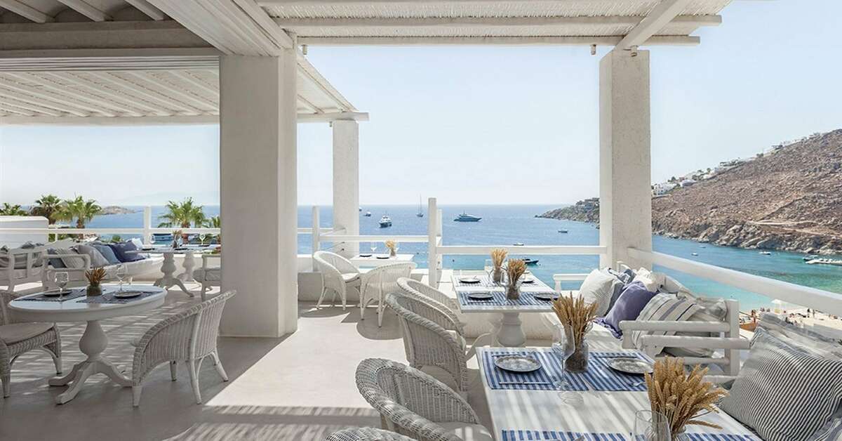 Een foto van de faciliteiten bij Mykonos Blu Grecotel Boutique Resort